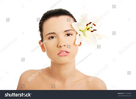 Nude Woman Lily Flower库存照片271239536 Shutterstock