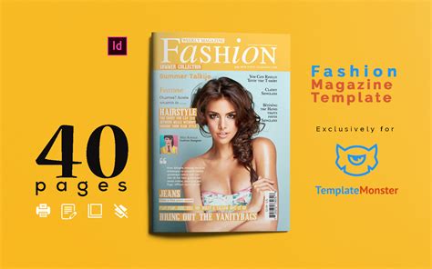 Fashion Magazine Cover Template Psd