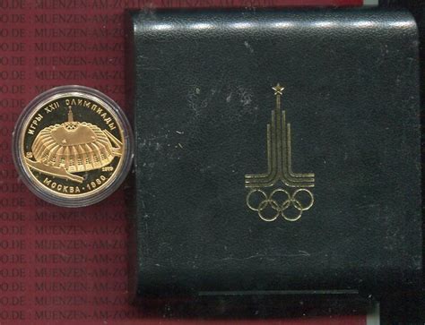 Russland Russia Udssr Ussr Rubel Gold Unze Fein Moskau Mint