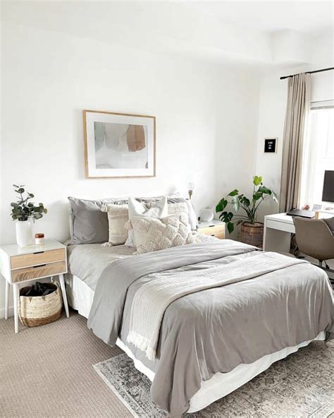 Grey and Brown Neutral Bedroom Ideas - Soul & Lane