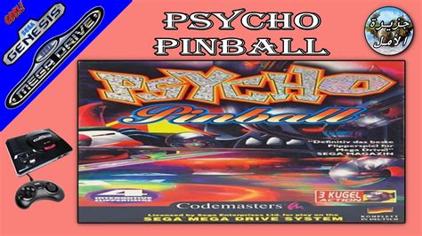 Psycho Pinball Sega Genesis Mega Drive