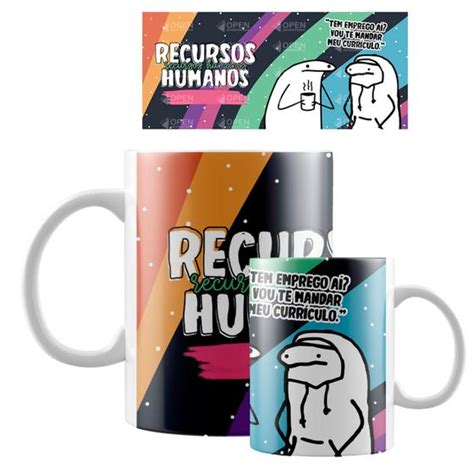 Caneca Profissões Flork Recursos Humanos Flex Personalizados