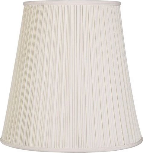 Springcrest Creme Mushroom Pleat Large Lamp Shade 12 Top X 18 Bottom X 18 Slant X 17 75 High