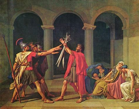 The Oath of Horatii, 1784 - Jacques-Louis David - WikiArt.org