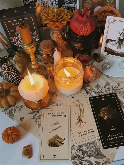 Autumn Altar Candle Jars Candles Rituals