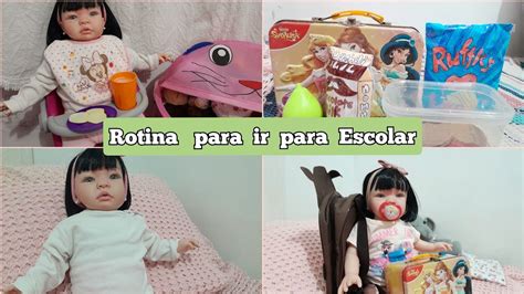 Escola Para Bebê Reborn - Rotina da Manhã da Bebê Reborn Manu para ir para Escola - YouTube