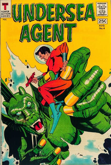 Undersea Agent 4 Cover By Gil Kane Comic Books Comics Comic Book