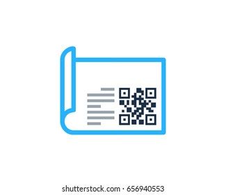 Barcode Icon Logo Design Element Stock Vector Royalty Free