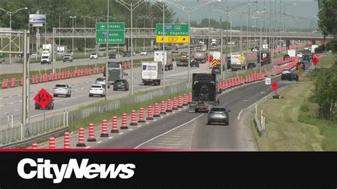 Major Montreal Road Closures To Create Traffic Woes Over Long Weekend Youtube