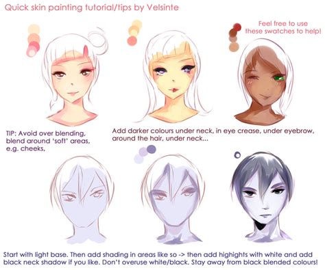 Tutorial - Skin by Velsinte on DeviantArt