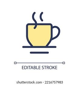 Hot Beverage Pixel Perfect Rgb Color Stock Vector Royalty Free 2216757983 Shutterstock
