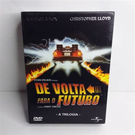 Box Dvd De Volta Para O Futuro Trilogia Original Shopee Brasil