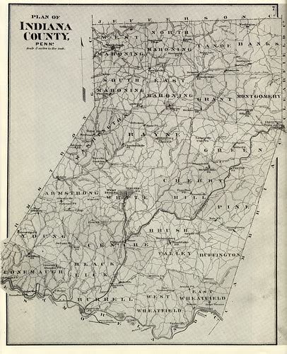 Indiana County Pennsylvania From The Title Atlas Of Indi Flickr