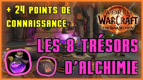 Trésors de métiers cachés pour l ALCHIMIE World of Warcraft The War