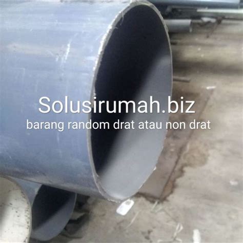 Jual PARALON PIPA AIR PVC 6 D 1M ABU 1METER LEDENG PLASTIK 1 M PLASTIC