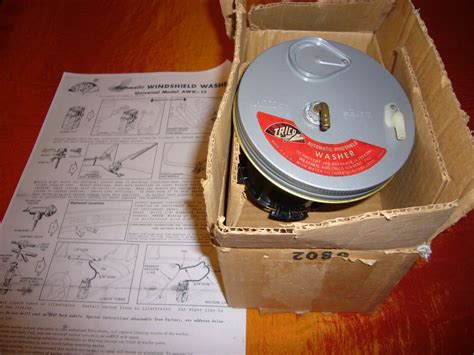 VINTAGE NOS TRICO VACUUM WINDSHIELD WIPER WASHER PUMP For GLASS JAR EBay