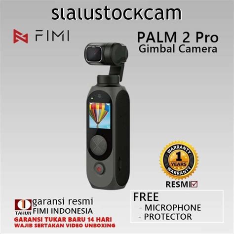 Promo New Fimi Palm 2 Pro 3 Axis 4K 1 2 Cmos Image Sensor Gimbal Camera