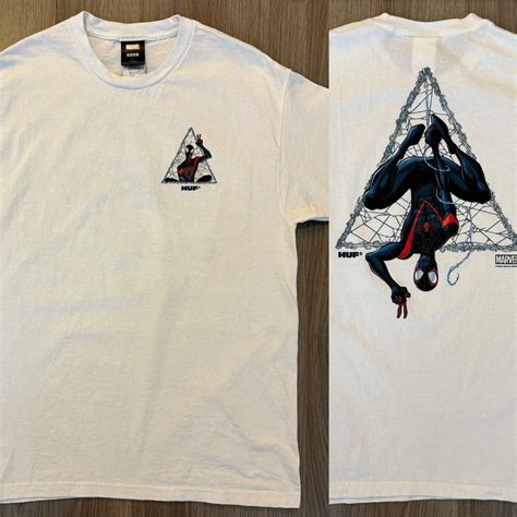 Spider Man Miles Morales Tee Shirt Marvel Huf Spiderv Gem