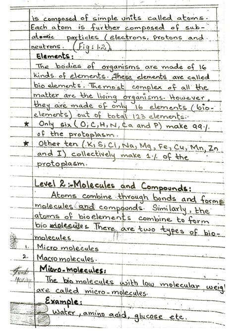 SOLUTION: Levels of biological organization with examples - Studypool