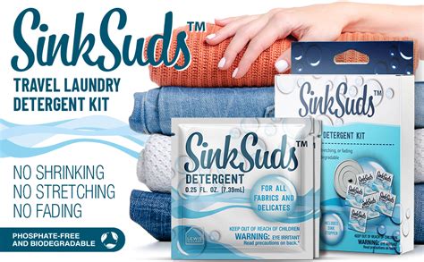 Sinksuds Laundry Detergent Travel Size Liquid Soap Tsa