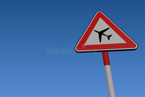 Low Flying Aircraft Road Sign Stock Illustrations 56 Low Flying