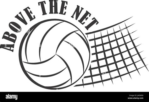 Volleyball net vector Black and White Stock Photos & Images - Alamy