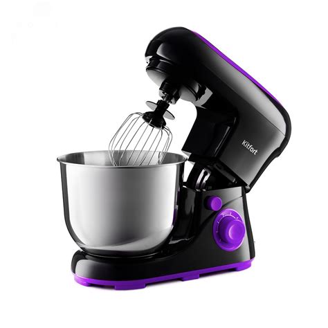 Миксер планетарный KT-3046-1, объем 5 л, мощность 1300 Вт, цвет черно ...
