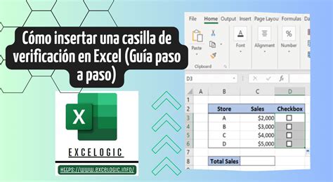 Cómo insertar una casilla de verificación en Excel Guía paso a paso