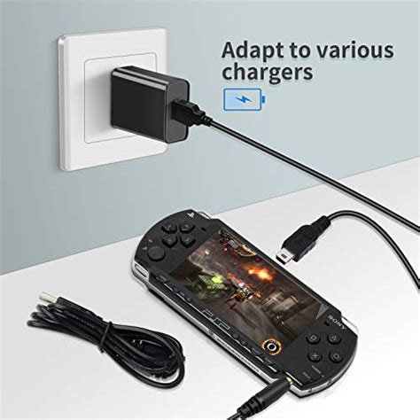 Funturbo PSP Charger Cable Playstation Portable Charger PSP Power Cord