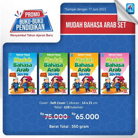 Jual Paket Buku Bahasa Arab Untuk Sd Mudah Bahasa Arab Untuk Sd Dan