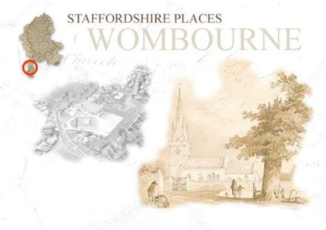 Vintage Map of Wombourne, Staffordshire