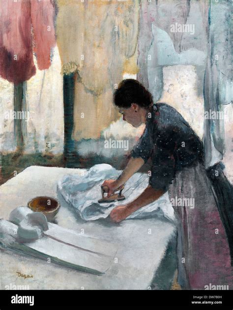 Edgar Degas Woman Ironing 1876 1887 Oil On Canvas National Gallery Of