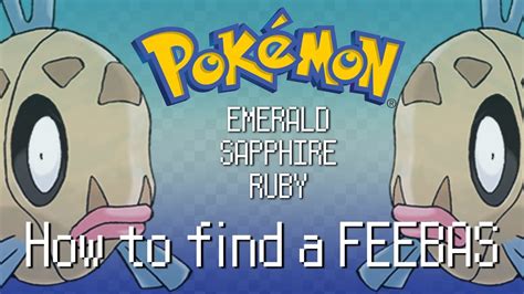 How To Find Feebas On Pokemon Ruby Sapphire And Emerald Youtube