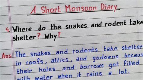 Where Do The Snakes And Rodents Take Shelter Why A Short Monsoon