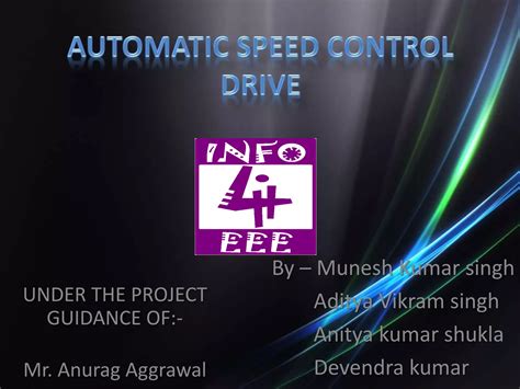 Automatic speed control of DC motor | PPTX | Radio Control | Hobbies