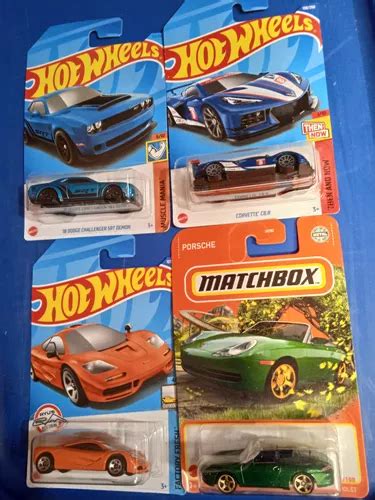 Paquete De Carritos Hot Wheels Escala 1 64 Meses Sin Intereses