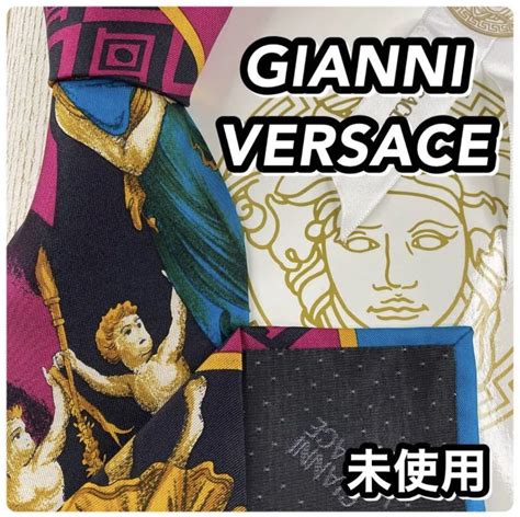 1円〜 Gianni Versace ジャンニ ヴェルサーチ ネクタイ 紙袋付き イタリア製 シルク100ネクタイ｜売買された