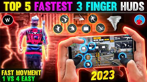 Top 5 New 3 Finger Custom Hud Settings 2023 Headshot Movment Best 3