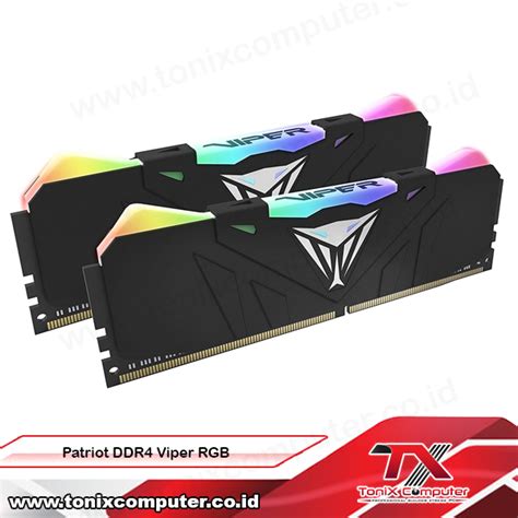 Patriot DDR4 Viper Steel RGB Series Single Channel PC25600 16GB 1x16GB