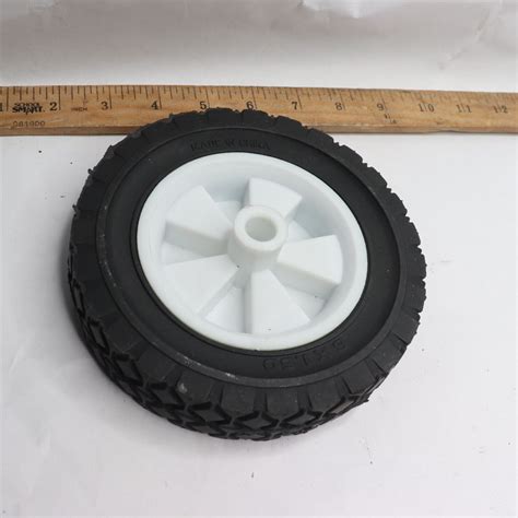 Pk Mowers Wheel Plastic X Tread Diamond Hub Offset Bore