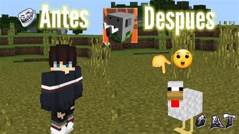 Soy Una Gallina En Craftman😱 Youtube