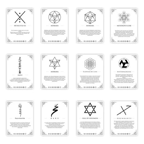 Reiki Symbols Digital Download Bundle 30 Symbols, Chakras, Karuna ...