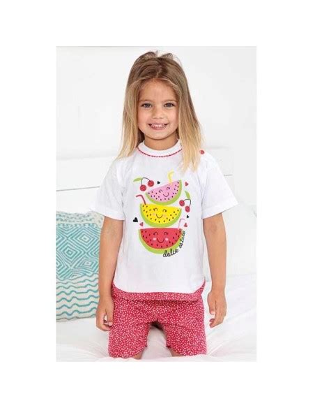 Pijama Infantil Melones Rosas De Muslher