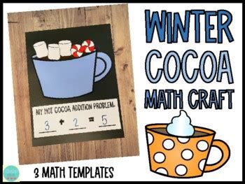 Winter Hot Cocoa Math Craft By Kinder Cooties TPT