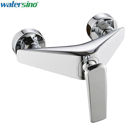 Brass Chrome Hot And Cold Water Shower Bath Mixer Shower Faucet China Shower Mixer Faucet And