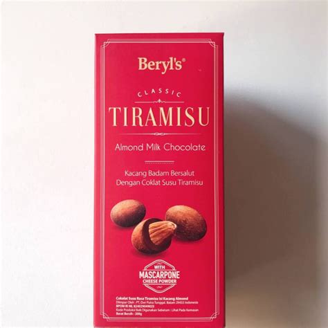 Beryl S Tiramisu Almond Milk Chocolate 200g Shopee Malaysia