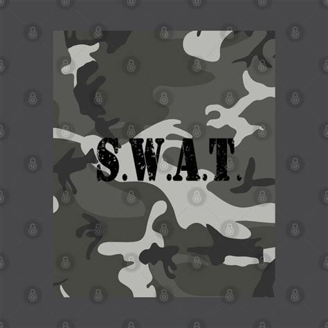 Swat Camo Stencil Camouflage Pattern Swat Camo Stencil T Shirt