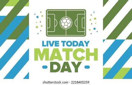 Soccer Match Day Game Day Fooball Stock Vector (Royalty Free ...