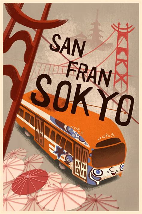 San Fransokyo Concept Art Travel Posters Big Hero Photo