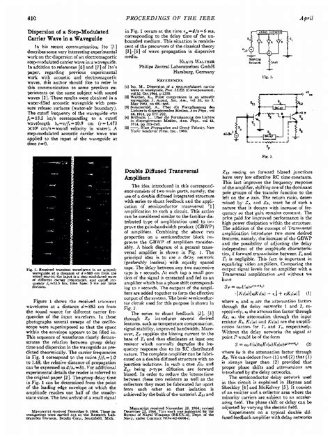 Dispersion Of A Step Modulated Carrier Wave In A Waveguide IEEE